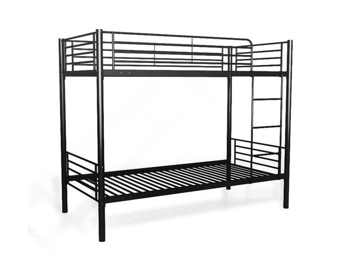 Metal Single Bunk Bed Black Free Delivery Limited Offer!