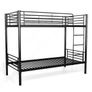 Metal Single Bunk Bed Black Free Delivery Limited Offer! Image 2