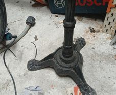 castiron table base