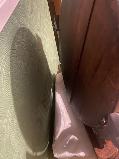 Victorian oval  mirror