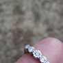 18k Gold and Platinum Diamond Engagement Ring Image 8