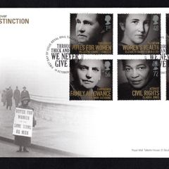 2008 Great Britain Women of Distinction Commemorative Stamps addressed First Day Cover (FDC) with Edinburgh pictorial cancel