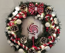 Christmas door wreath