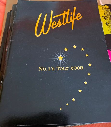 Westlife Tour programmes -  mainly older collectible ones