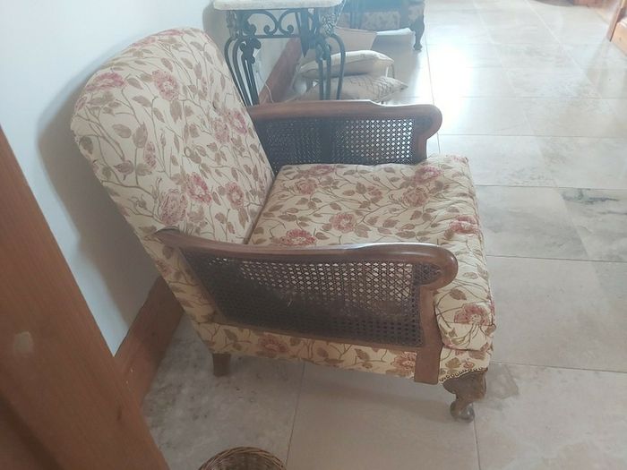 2 antique armchairs