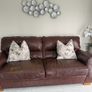 Boletelli Butterscotch Leather 3 Seater Sofa Image 2