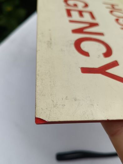 Vintage Mater Hospital Emergency Sign