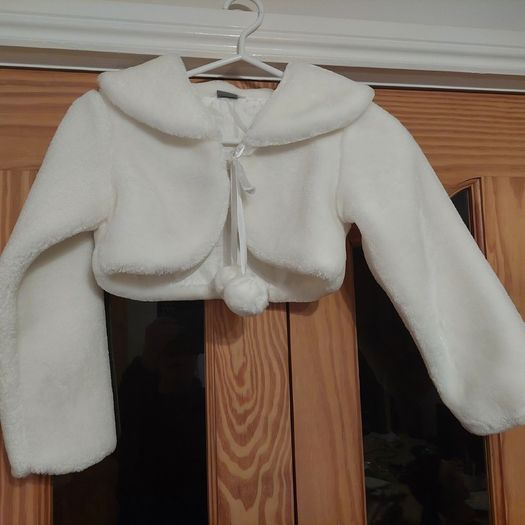 Faux Fur Girls Bolero coat