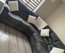 Grey corner sofa