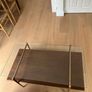 West Elm glass top Coffee Table 'Mid Century Art Display' Image 9