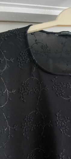 Black sparkly top