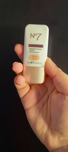 No7 Custom Blend Highlight Drops Gouttes D'accentuation in White Gold 15mls
