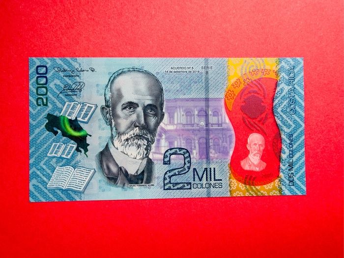Costa Rica  2,000  Colones 2018  Pick 281a  Polymer /plastic  ( Uncirculated )