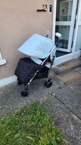 Brand New Compact Stroller - MB51 Plus Stroller - Quilted Aqua