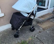 Brand New Compact Stroller - MB51 Plus Stroller - Quilted Aqua