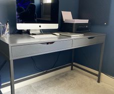 Ikea Dark Grey Alex Desk