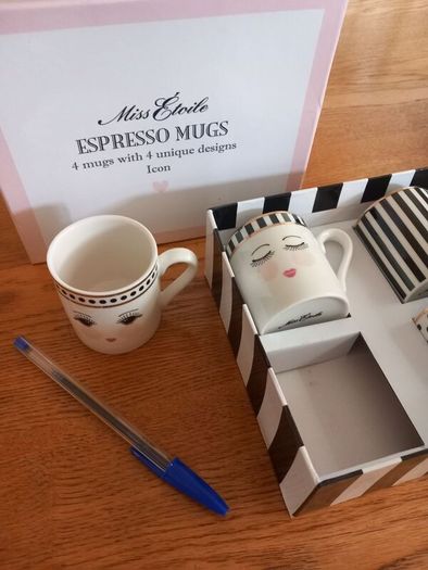 Brand New Espresso Mugs Giftset