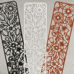 3D Printed Flower Cutout Bookmark
