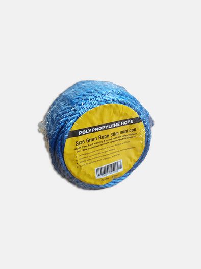 Mini Coil Rope - 6mm / 30M - Blue