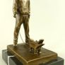 Banksy Inspired "Dog Walker" - Bronze, Marble,Signed Image 3