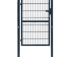 2D Fence Gate (Single) Anthracite Grey 106 x 230 cm