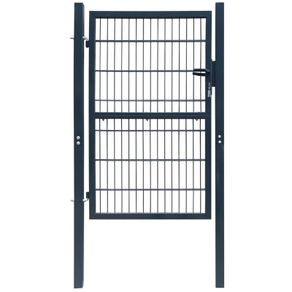 2D Fence Gate (Single) Anthracite Grey 106 x 230 cm