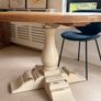 Rustic Round Dining Table Image 3