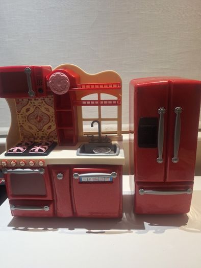 Our generation kitchen and fridge