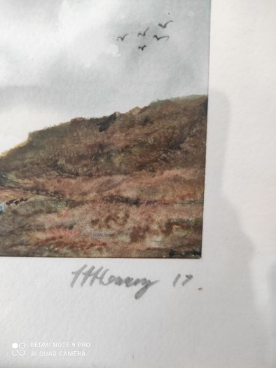 Irish artist original watercolour painting