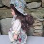 Leonardo Porcelain Doll Charlotte Vintage Floral Dress Image 4