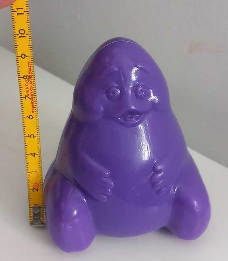 1991 McDonalds Happy Meal Toy - Grimace coin bank/ piggy bank