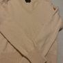 Blush pink V neck cashmere jumper Image 2