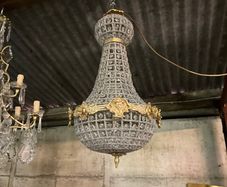 Cage antique  style chandelier