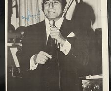 Tony Bennett signed concert programme 1972