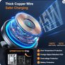 15W for Magsafe Car Charger,1,73 kg Magnetkraft, Qi Wireless Fast Magsafe Car Mount Magnetic Phone Holder,Compatible for iPhone 12/13/14/15/16 Pro Max Mini Plus & Samsung S23 [A28] Image 4