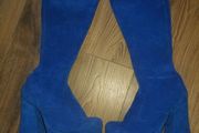 Blue Suede Boots Size 6
