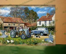 Ferguson Gold Belly classic tractor sign TE 20 tin sign
