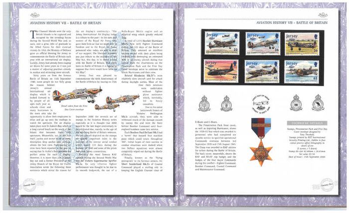 2000 Jersey (Channel Islands) Stamp Year Book (softback) issued by Jersey Post with 16 images of contents