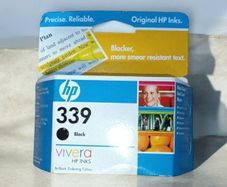 HP 339 Black Original Ink Cartridge with Vivera Ink