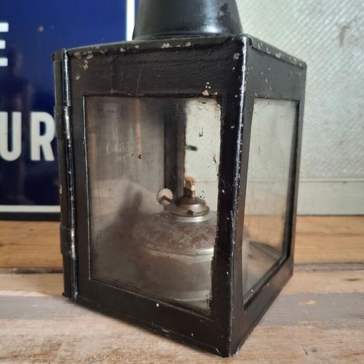 1950s British Railways Metal Handlamp