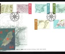 2007 Isle of Man Maps of Isle of Man Commemorative Stamps First Day Cover (FDC)