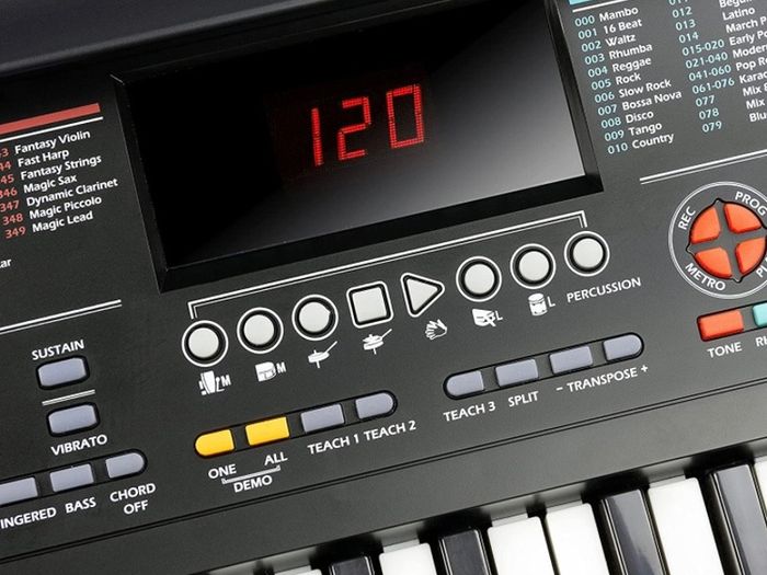 61 Key Keyboard Portable Keyboard Piano with Music Stand, Power Supply and Note Key Stickers (FREE POSTAGE)