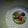 Set of 2 lattice pheasant wall plate. Image 3