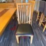 Real solid wooden table with 6 wooden chairs Image 4