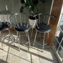 3 High Chair Stools, rotating swivel Image 3