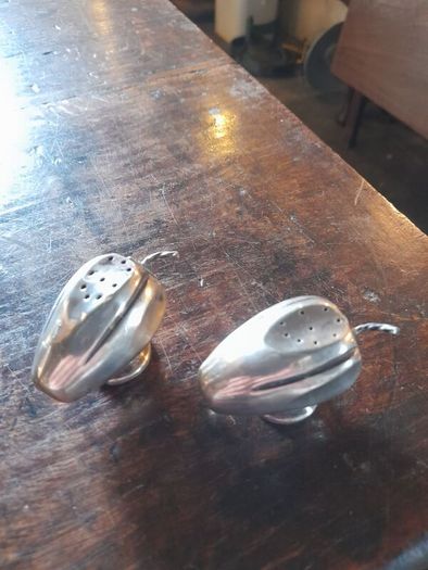 Silver Salt & Pepper Shakers