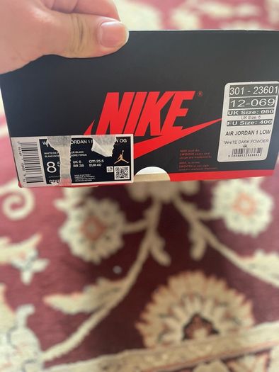 Nike Air Jordan 1 Low Powder Blue