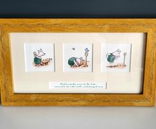 Lovely framed Piglet (Winnie the Pooh)