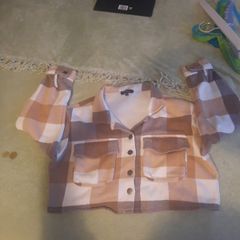 Brown check jacket