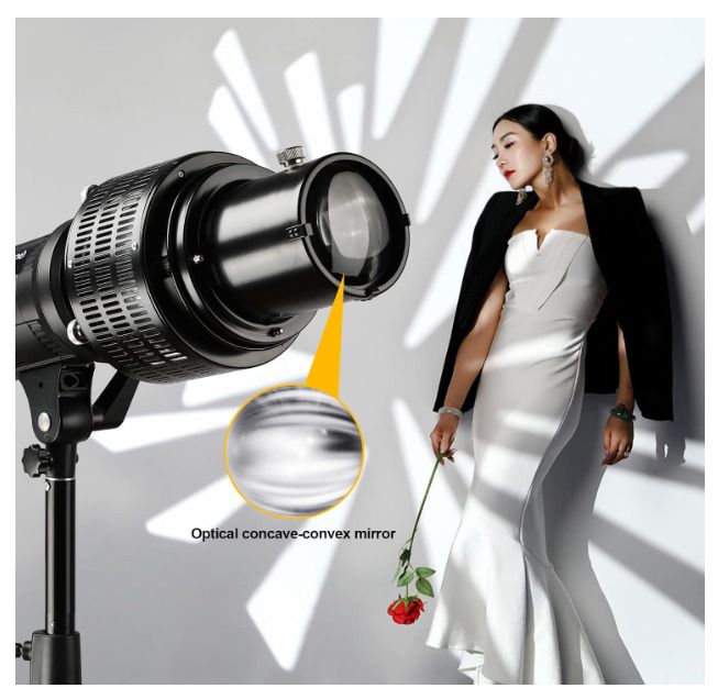 Soonpho Optical Conical Snoot with Bowens Holder for Photography